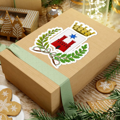 Fratta Polesine-Stemma (Italy) (Coat of Arms) STICKER Vinyl Kiss-Cut Decal - The Sticker Space
