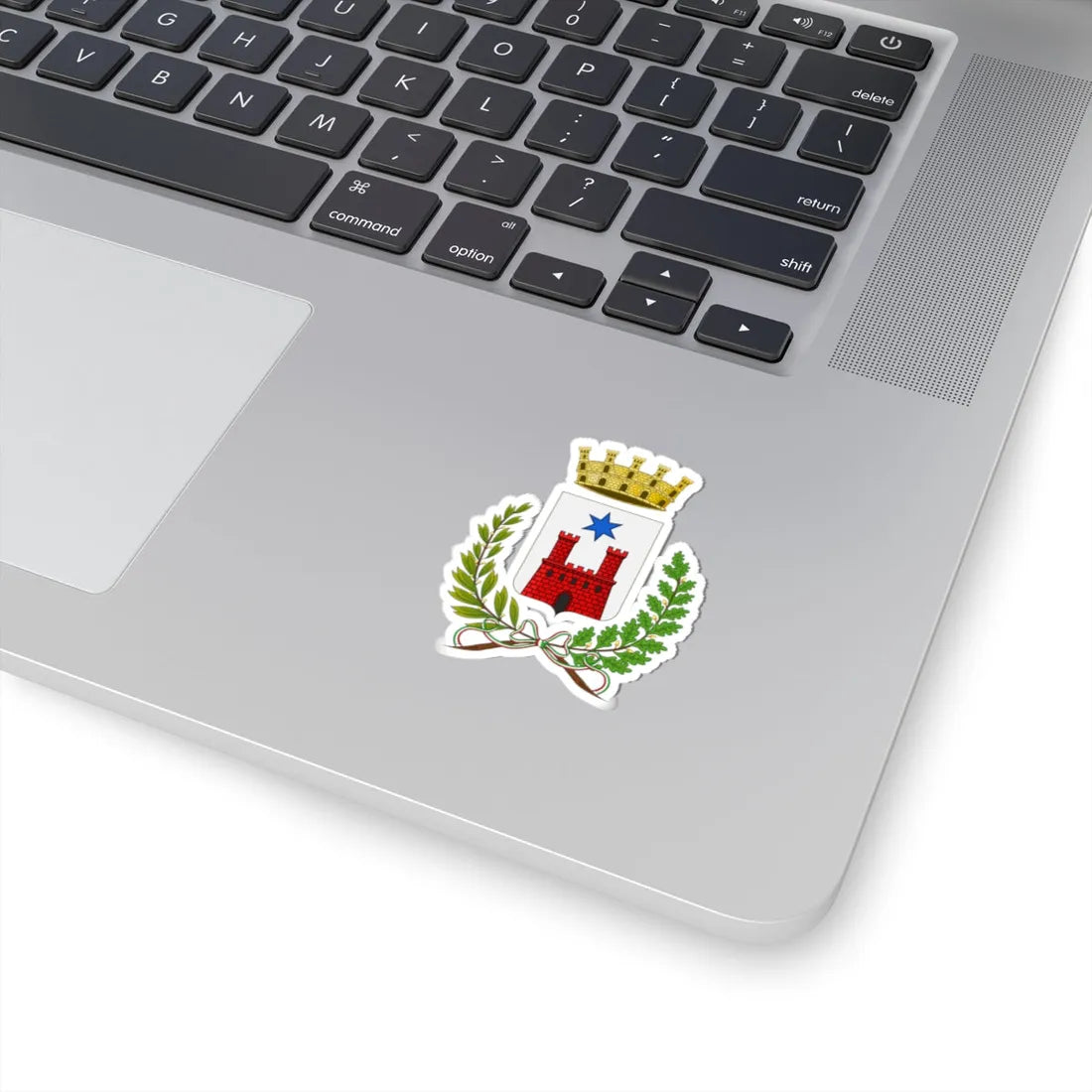 Fratta Polesine-Stemma (Italy) (Coat of Arms) STICKER Vinyl Kiss-Cut Decal - The Sticker Space