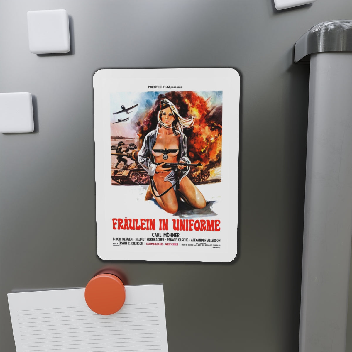 FRAULEINS IN UNIFORM (EINE ARMEE GRETCHEN) 2 Movie Poster - Die-Cut Magnet-The Sticker Space