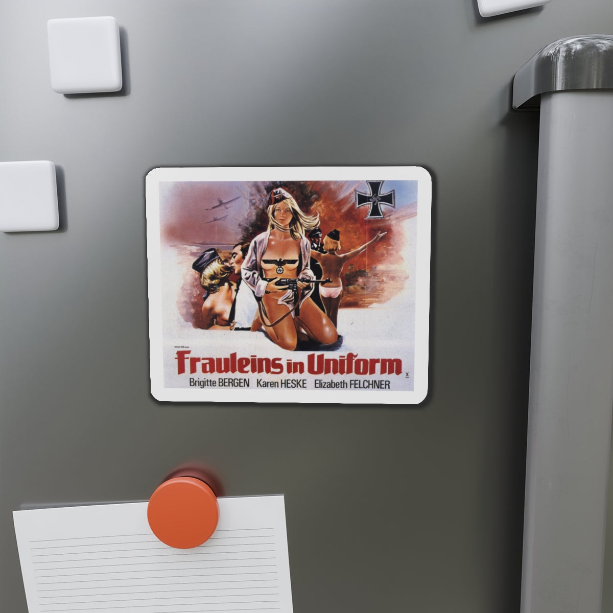 FRAULEINS IN UNIFORM (EINE ARMEE GRETCHEN) Movie Poster - Die-Cut Magnet-The Sticker Space