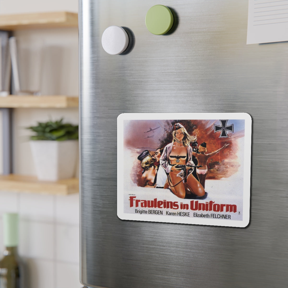 FRAULEINS IN UNIFORM (EINE ARMEE GRETCHEN) Movie Poster - Die-Cut Magnet-The Sticker Space