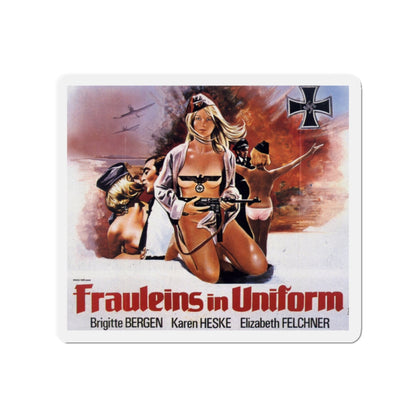 FRAULEINS IN UNIFORM (EINE ARMEE GRETCHEN) Movie Poster - Die-Cut Magnet-2" x 2"-The Sticker Space