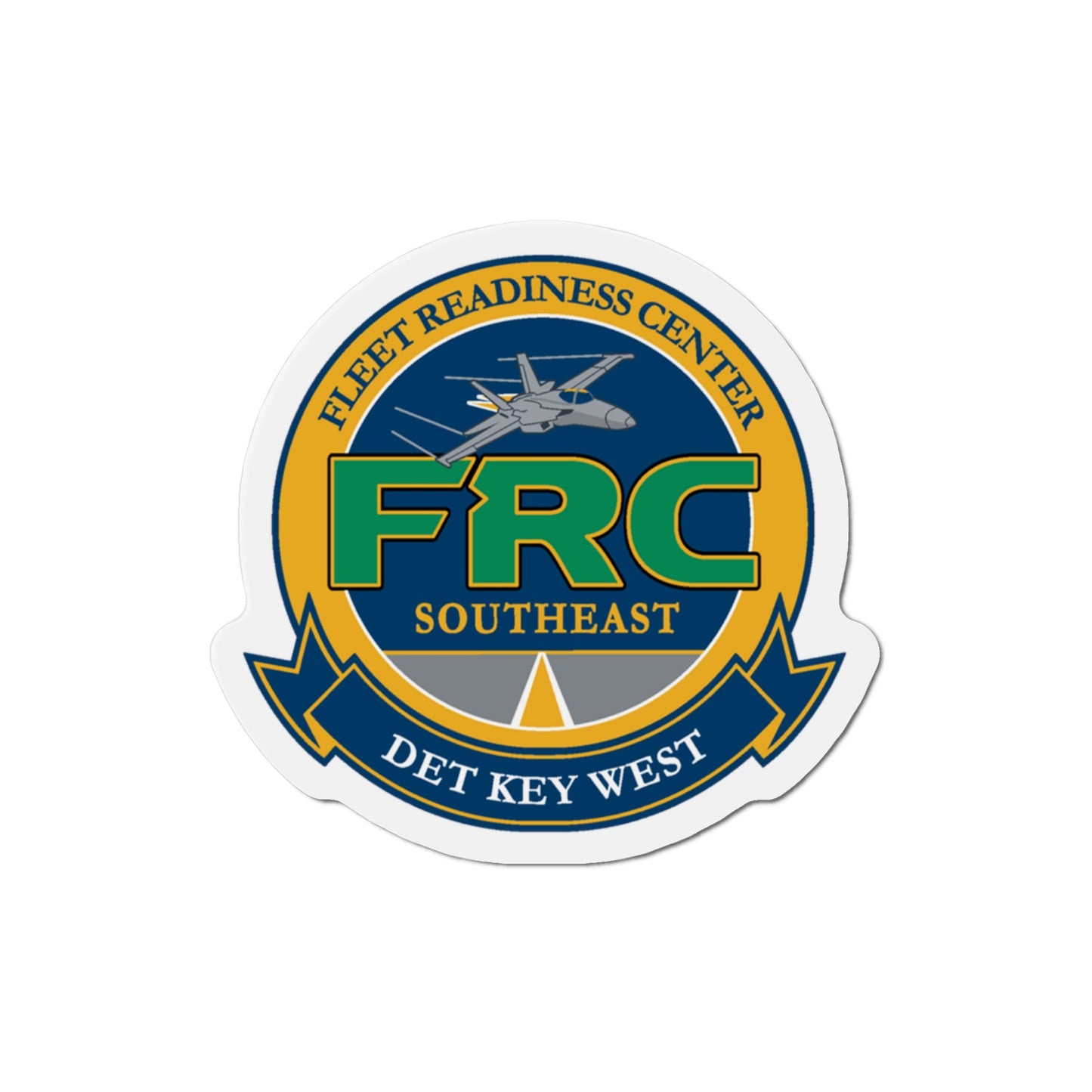 FRC DET Key West Fleet Readiness Center (U.S. Navy) Die-Cut Magnet-3" x 3"-The Sticker Space