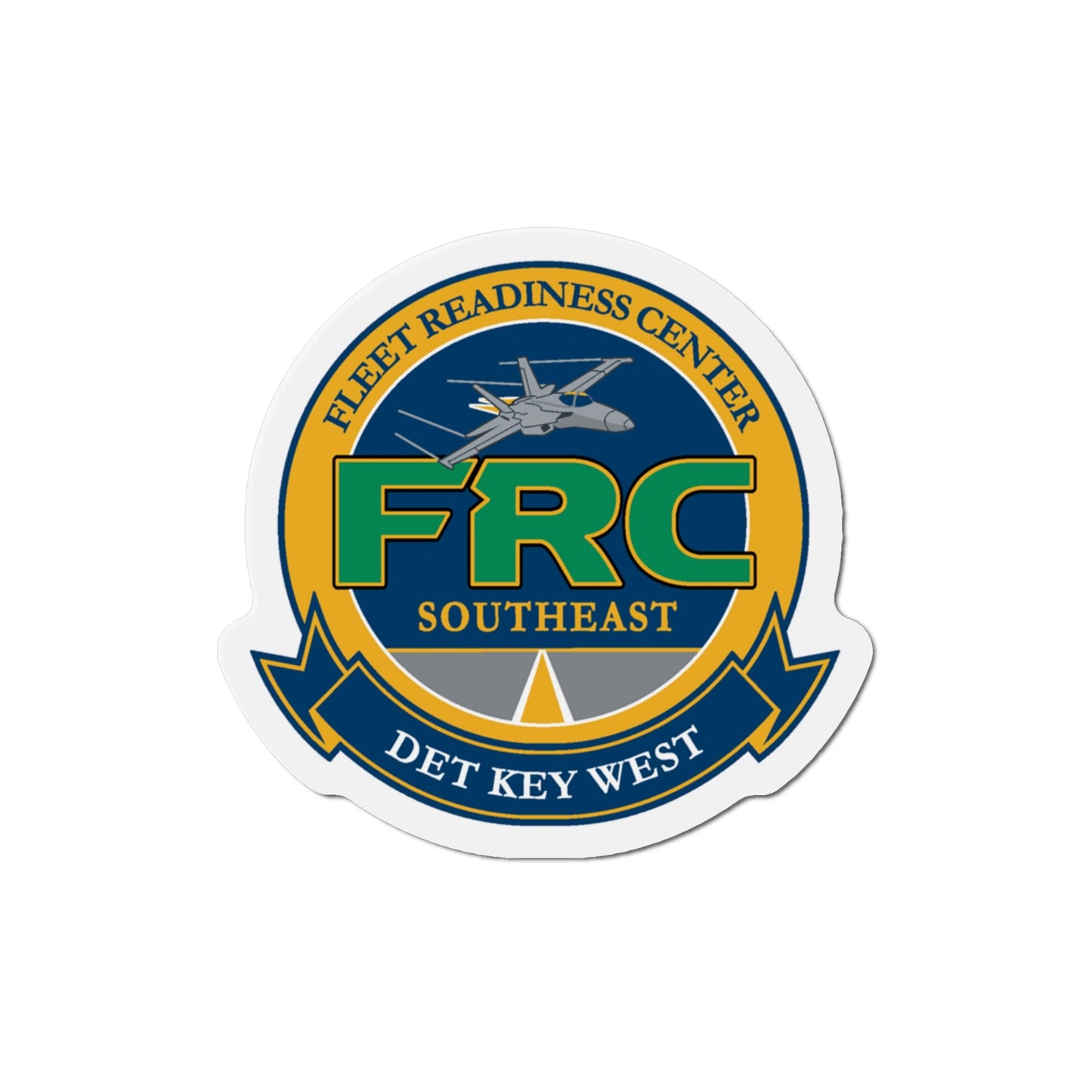 FRC DET Key West Fleet Readiness Center (U.S. Navy) Die-Cut Magnet-4" x 4"-The Sticker Space