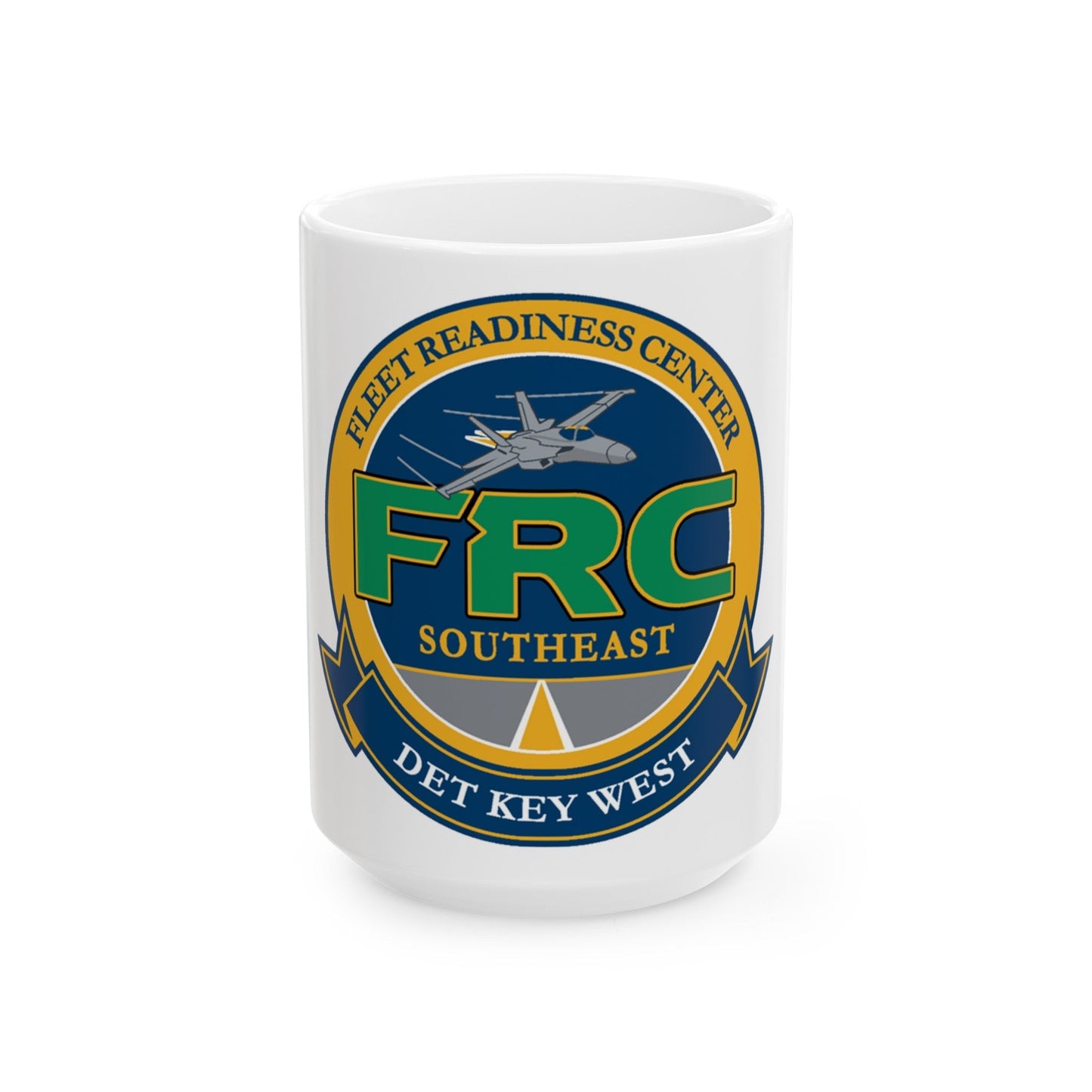 FRC DET Key West Fleet Readiness Center (U.S. Navy) White Coffee Mug-15oz-The Sticker Space