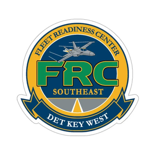 FRC DET Key West Fleet Readiness Center (U.S. Navy) STICKER Vinyl Kiss-Cut Decal 2 Inch White - The Sticker Space