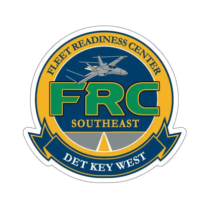 FRC DET Key West Fleet Readiness Center (U.S. Navy) STICKER Vinyl Kiss-Cut Decal 6 Inch White - The Sticker Space