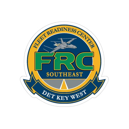FRC DET Key West Fleet Readiness Center (U.S. Navy) Transparent STICKER Die-Cut Vinyl Decal 4 Inch Transparent - The Sticker Space