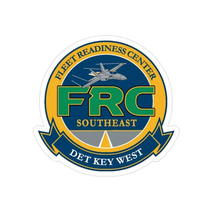 FRC DET Key West Fleet Readiness Center (U.S. Navy) Transparent STICKER Die-Cut Vinyl Decal - The Sticker Space