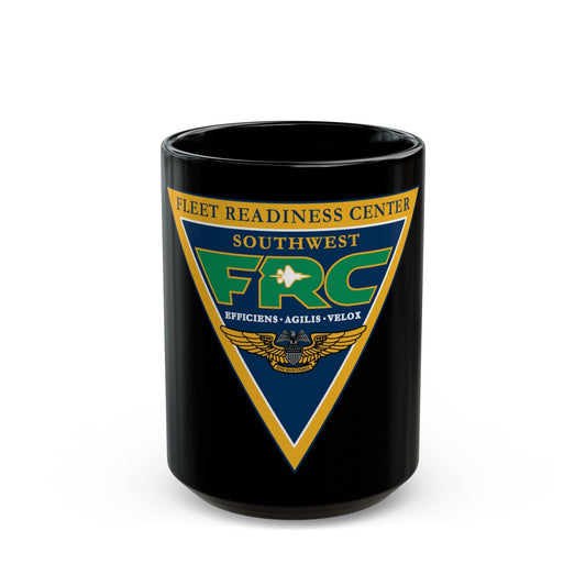 FRC Southwest Fleet Readiness Center (U.S. Navy) Black Coffee Mug-15oz-The Sticker Space