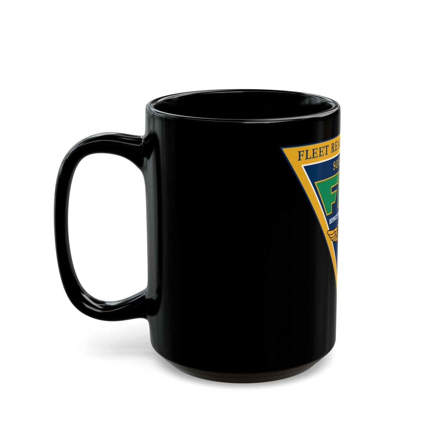 FRC Southwest Fleet Readiness Center (U.S. Navy) Black Coffee Mug-The Sticker Space