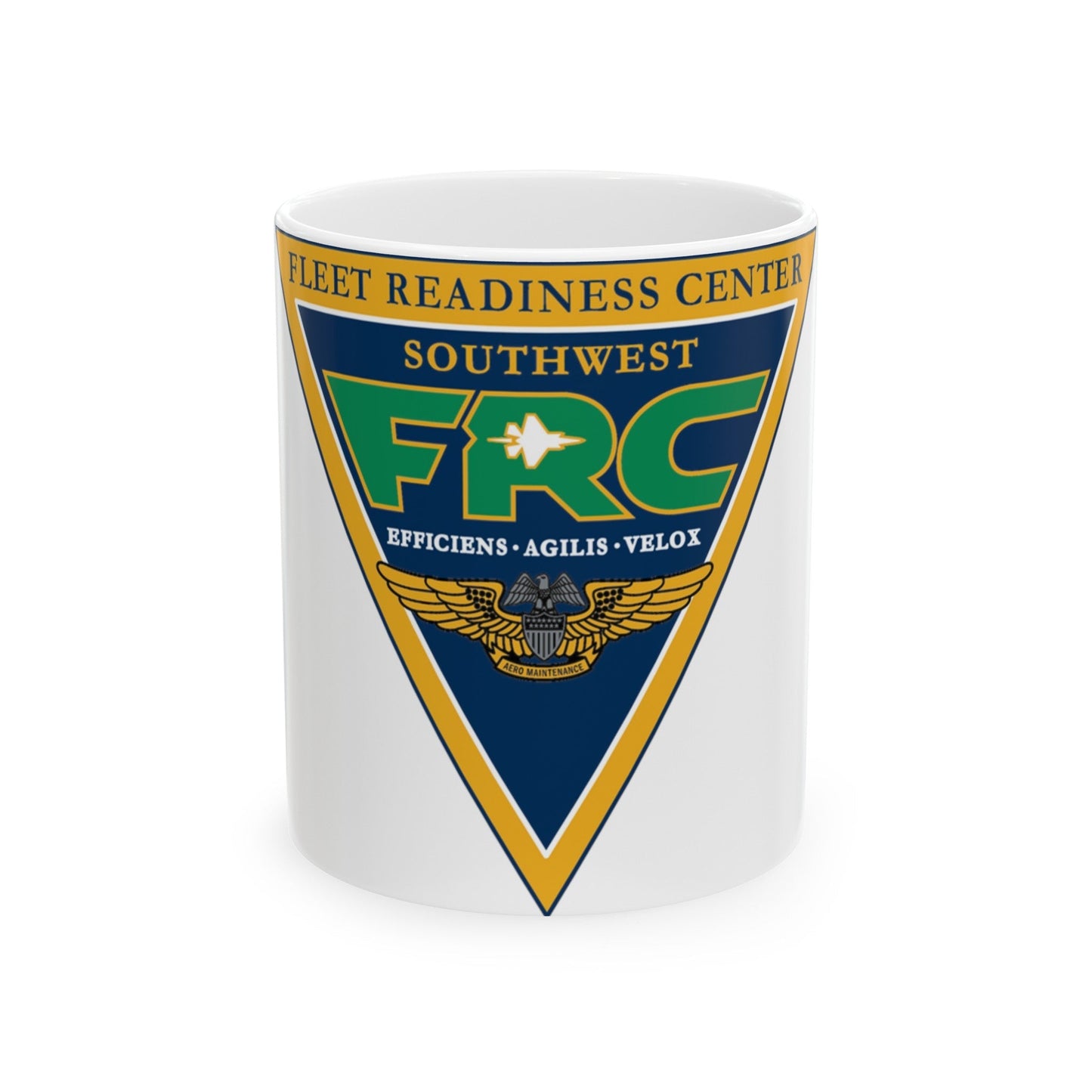 FRC Southwest Fleet Readiness Center (U.S. Navy) White Coffee Mug-11oz-The Sticker Space