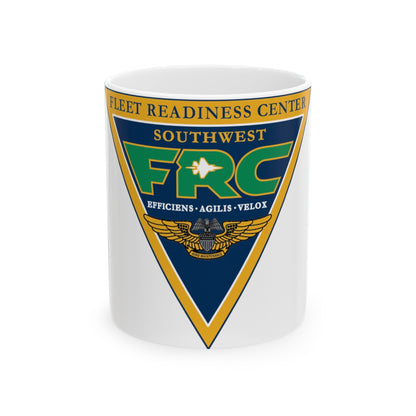 FRC Southwest Fleet Readiness Center (U.S. Navy) White Coffee Mug-11oz-The Sticker Space