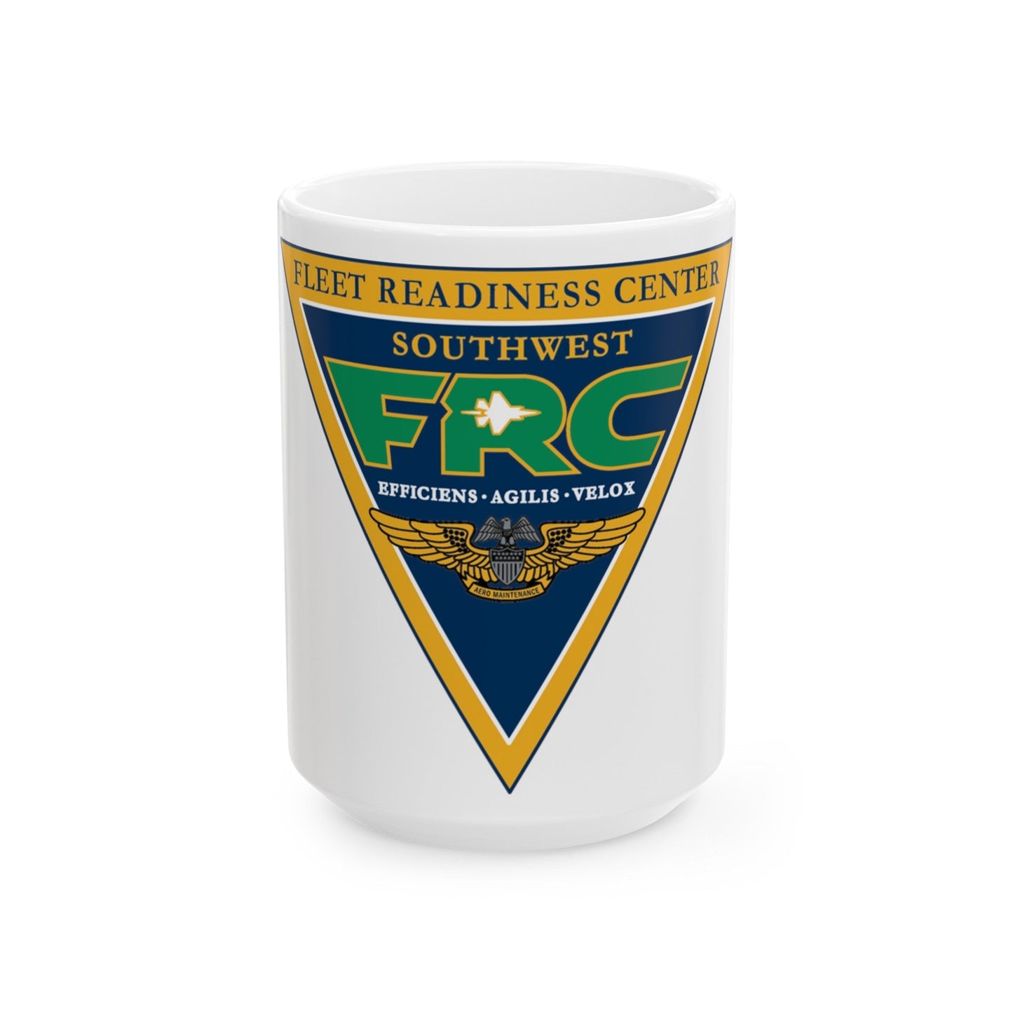 FRC Southwest Fleet Readiness Center (U.S. Navy) White Coffee Mug-15oz-The Sticker Space