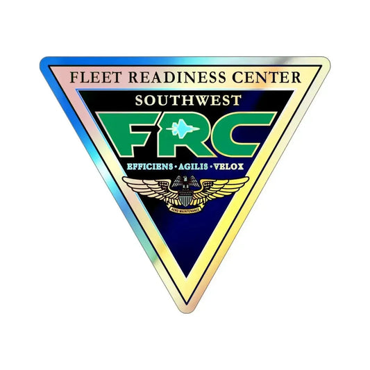 FRC Southwest Fleet Readiness Center (U.S. Navy) Holographic STICKER Die-Cut Vinyl Decal 6 Inch Holographic - The Sticker Space