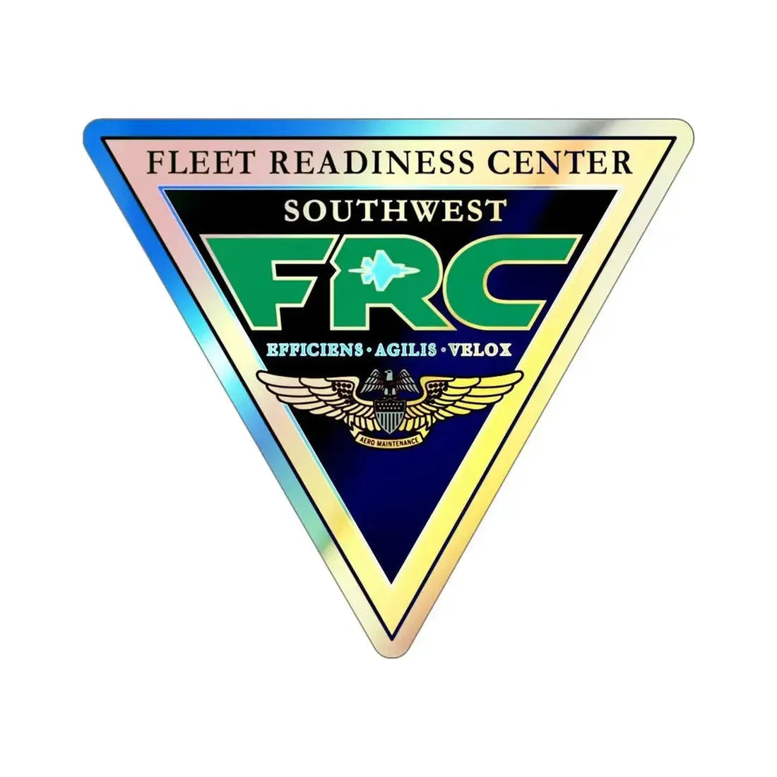 FRC Southwest Fleet Readiness Center (U.S. Navy) Holographic STICKER Die-Cut Vinyl Decal - The Sticker Space