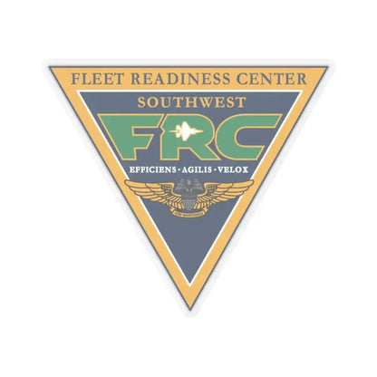 FRC Southwest Fleet Readiness Center (U.S. Navy) STICKER Vinyl Kiss-Cut Decal 6 Inch Transparent - The Sticker Space