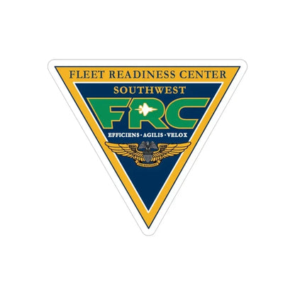 FRC Southwest Fleet Readiness Center (U.S. Navy) Transparent STICKER Die-Cut Vinyl Decal 4 Inch Transparent - The Sticker Space