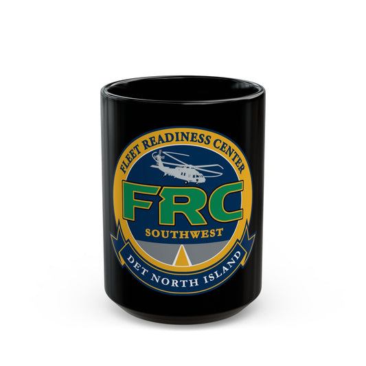 FRC Southwest North Island Fleet Readiness Center (U.S. Navy) Black Coffee Mug-15oz-The Sticker Space