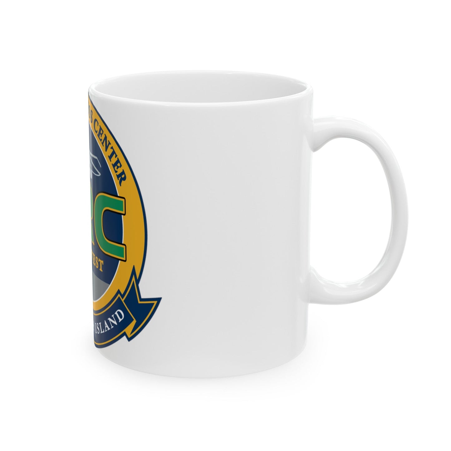 FRC Southwest North Island Fleet Readiness Center (U.S. Navy) White Coffee Mug-The Sticker Space