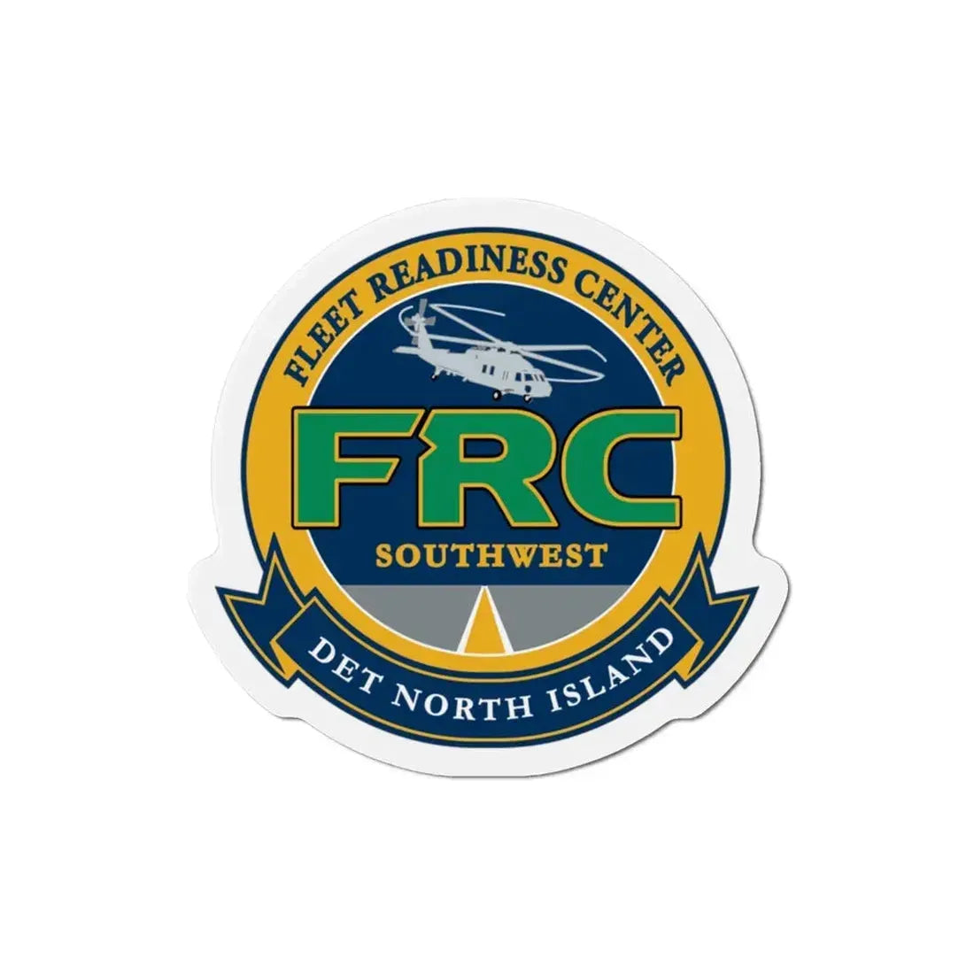 FRC Southwest North Island Fleet Readiness Center (U.S. Navy) Refrigerator Magnet 3 Inch - The Sticker Space