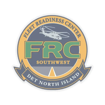 FRC Southwest North Island Fleet Readiness Center (U.S. Navy) STICKER Vinyl Kiss-Cut Decal 3 Inch Transparent - The Sticker Space