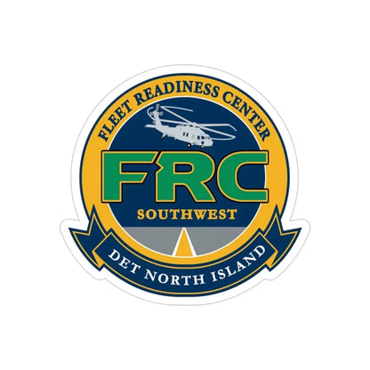 FRC Southwest North Island Fleet Readiness Center (U.S. Navy) Transparent STICKER Die-Cut Vinyl Decal 6 Inch Transparent - The Sticker Space