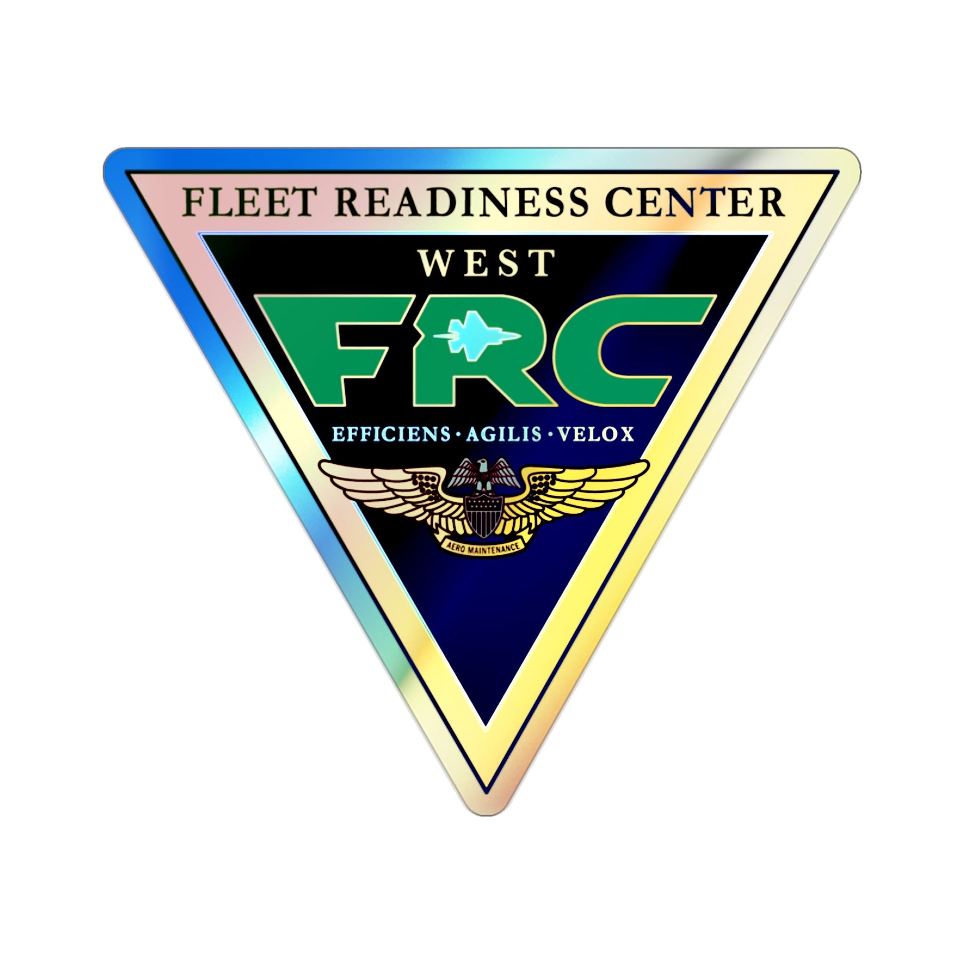 FRC West Fleet Readiness Center (U.S. Navy) Holographic STICKER Die-Cut Vinyl Decal-2 Inch-The Sticker Space