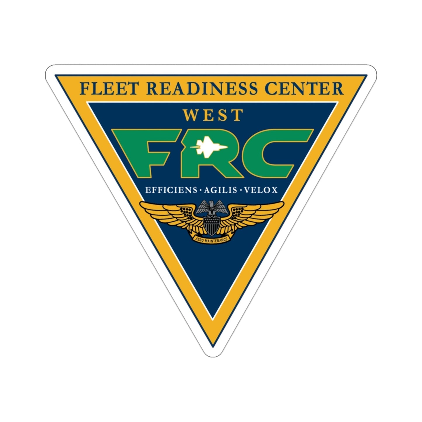 FRC West Fleet Readiness Center (U.S. Navy) STICKER Vinyl Die-Cut Decal-3 Inch-The Sticker Space