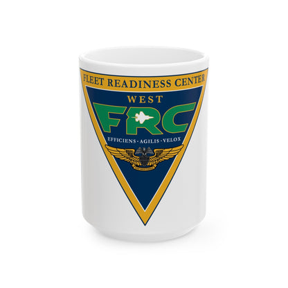 FRC West Fleet Readiness Center (U.S. Navy) White Coffee Mug-15oz-The Sticker Space