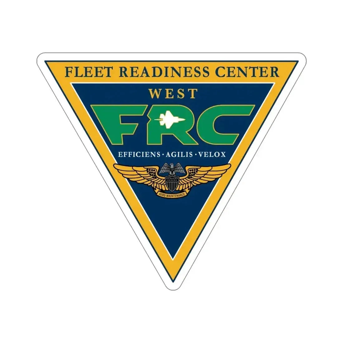 FRC West Fleet Readiness Center (U.S. Navy) STICKER Vinyl Die-Cut Decal 5 Inch - The Sticker Space