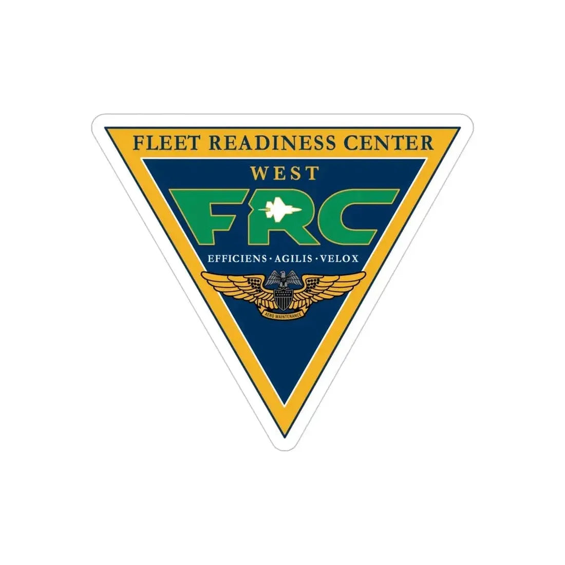 FRC West Fleet Readiness Center (U.S. Navy) Transparent STICKER Die-Cut Vinyl Decal - The Sticker Space