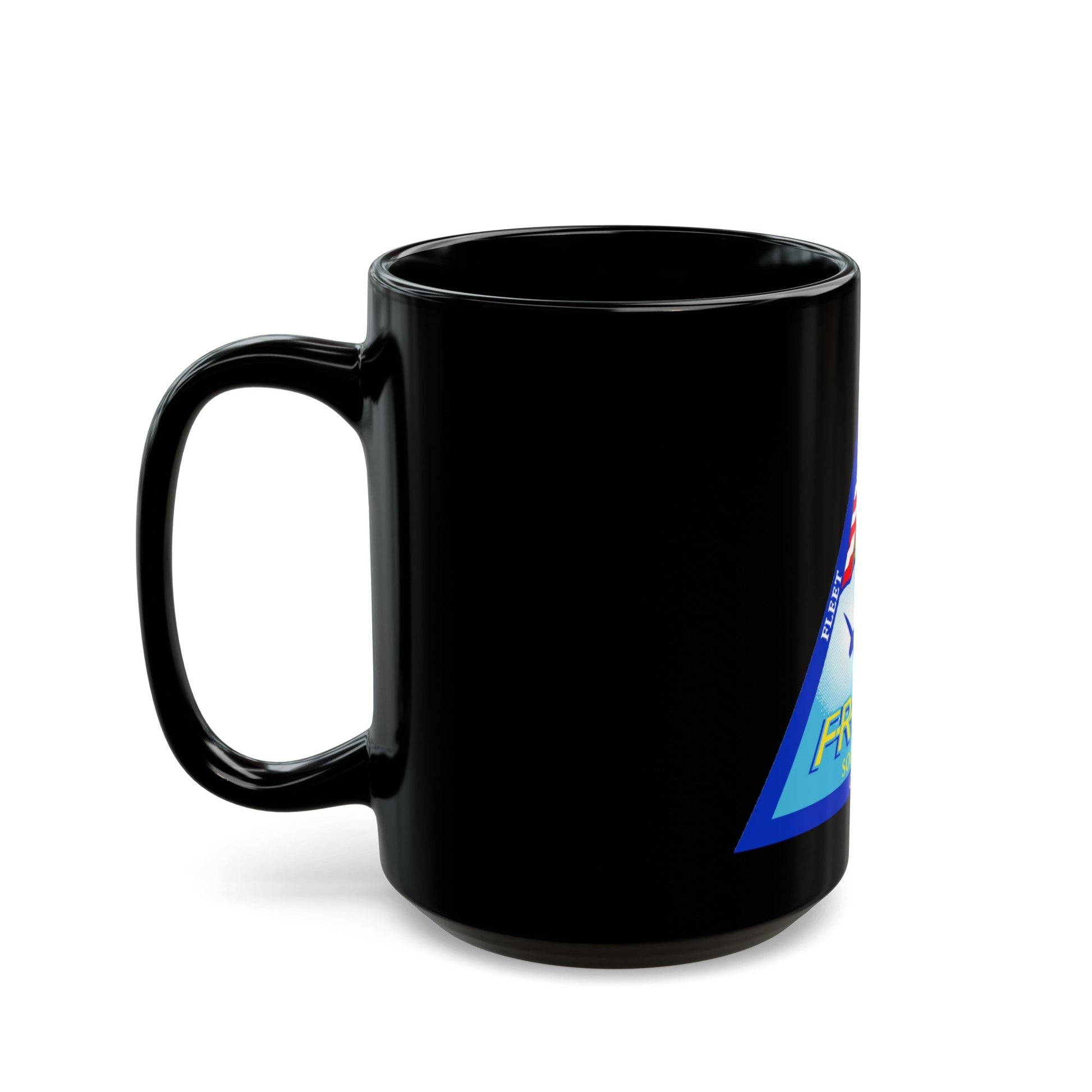 FRCSE Fleet Readiness Center South East (U.S. Navy) Black Coffee Mug-The Sticker Space