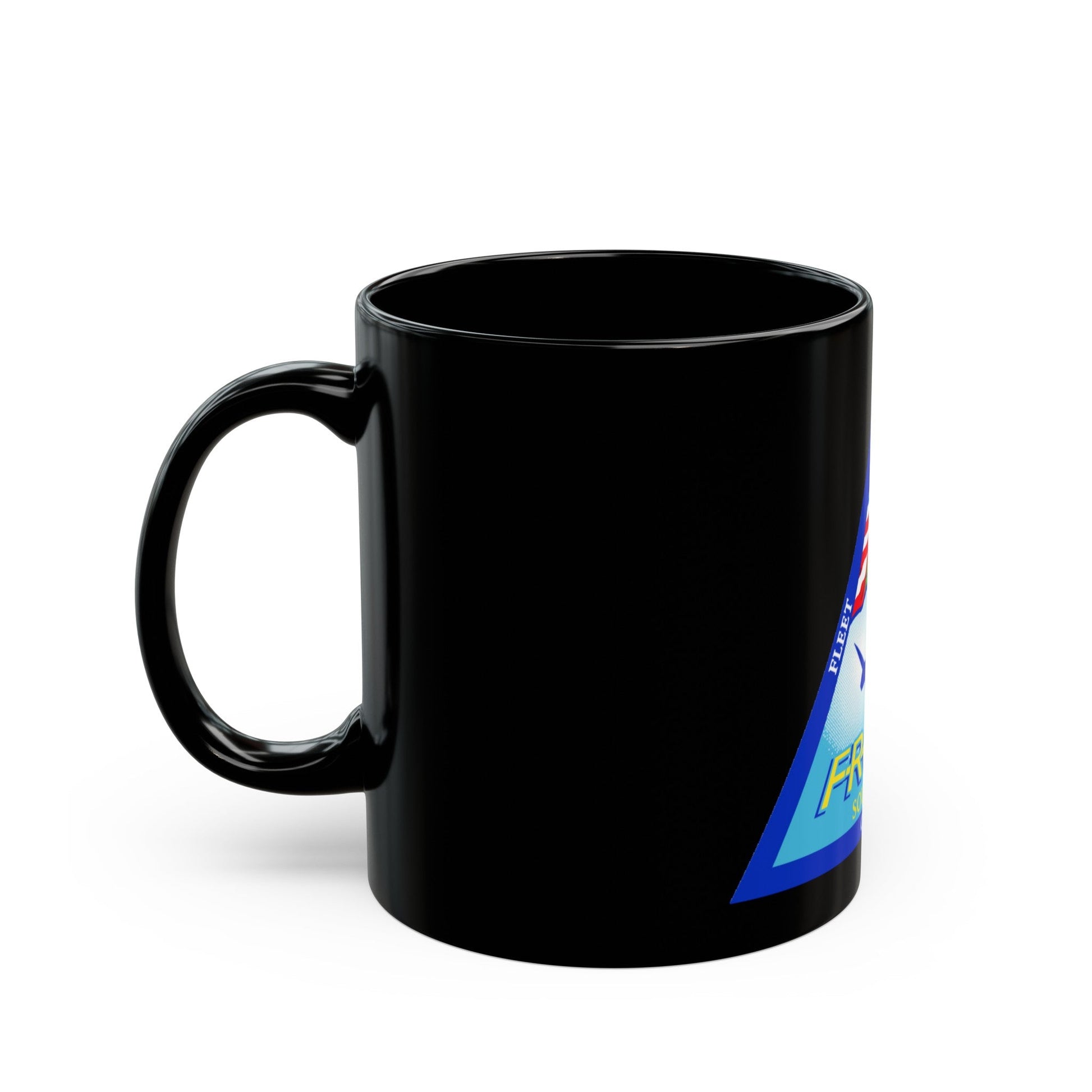 FRCSE Fleet Readiness Center South East (U.S. Navy) Black Coffee Mug-The Sticker Space