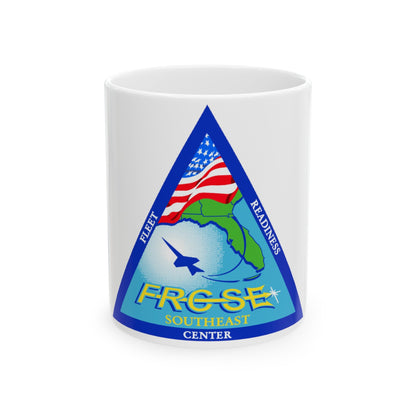 FRCSE Fleet Readiness Center South East (U.S. Navy) White Coffee Mug-11oz-The Sticker Space
