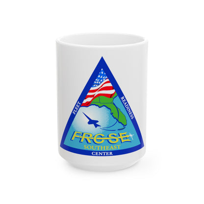 FRCSE Fleet Readiness Center South East (U.S. Navy) White Coffee Mug-15oz-The Sticker Space