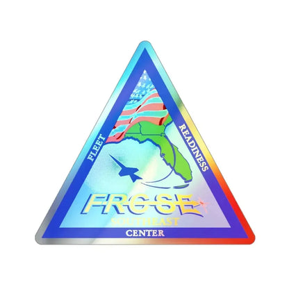 FRCSE Fleet Readiness Center South East (U.S. Navy) Holographic STICKER Die-Cut Vinyl Decal 3 Inch Holographic - The Sticker Space