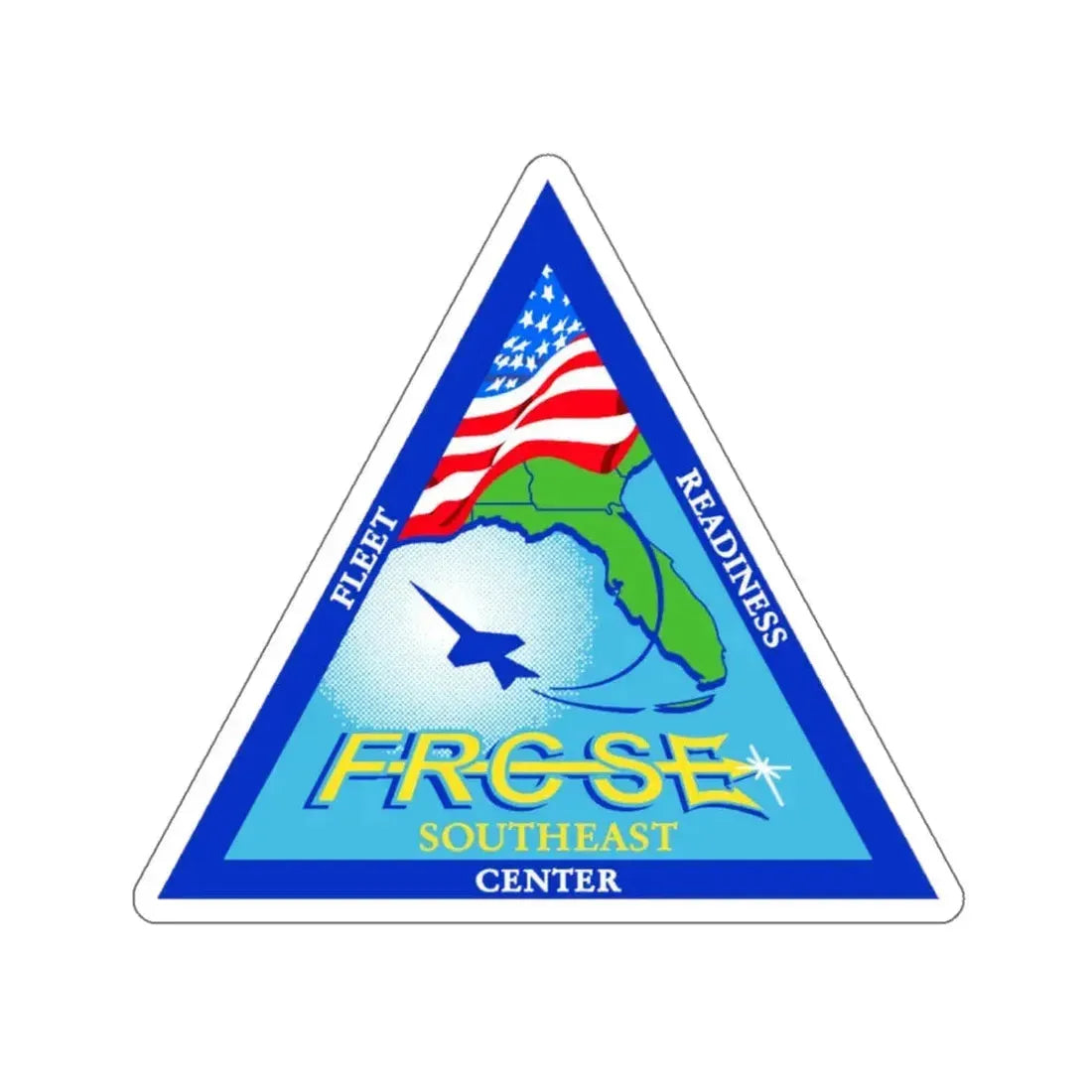 FRCSE Fleet Readiness Center South East (U.S. Navy) STICKER Vinyl Kiss-Cut Decal 6 Inch White - The Sticker Space