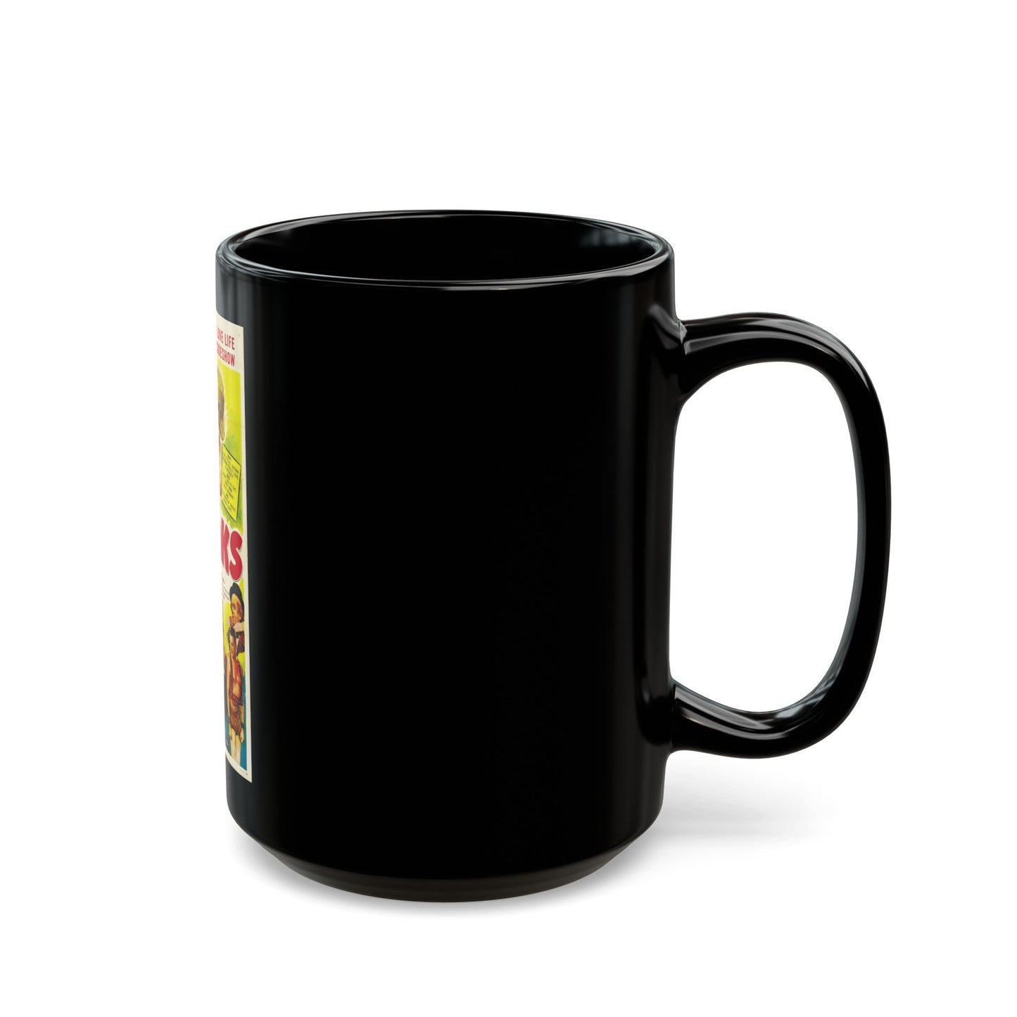 FREAKS 1932 Movie Poster - Black Coffee Mug-The Sticker Space