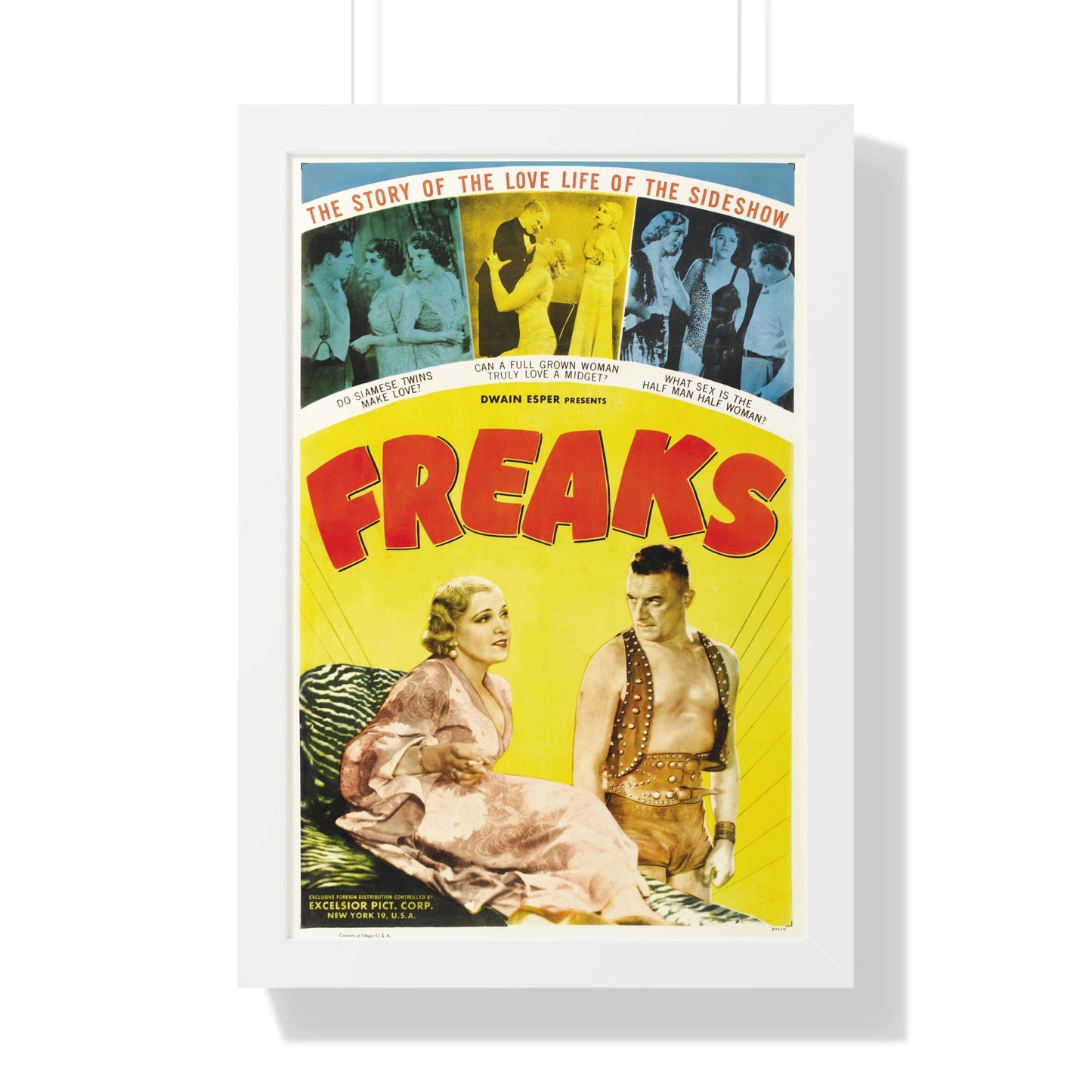 FREAKS (2) 1932 - Framed Movie Poster-16″ x 24″-The Sticker Space