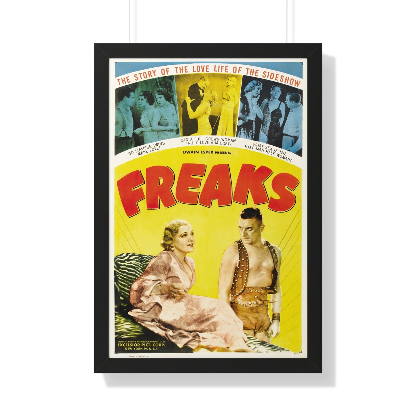 FREAKS (2) 1932 - Framed Movie Poster-20" x 30"-The Sticker Space