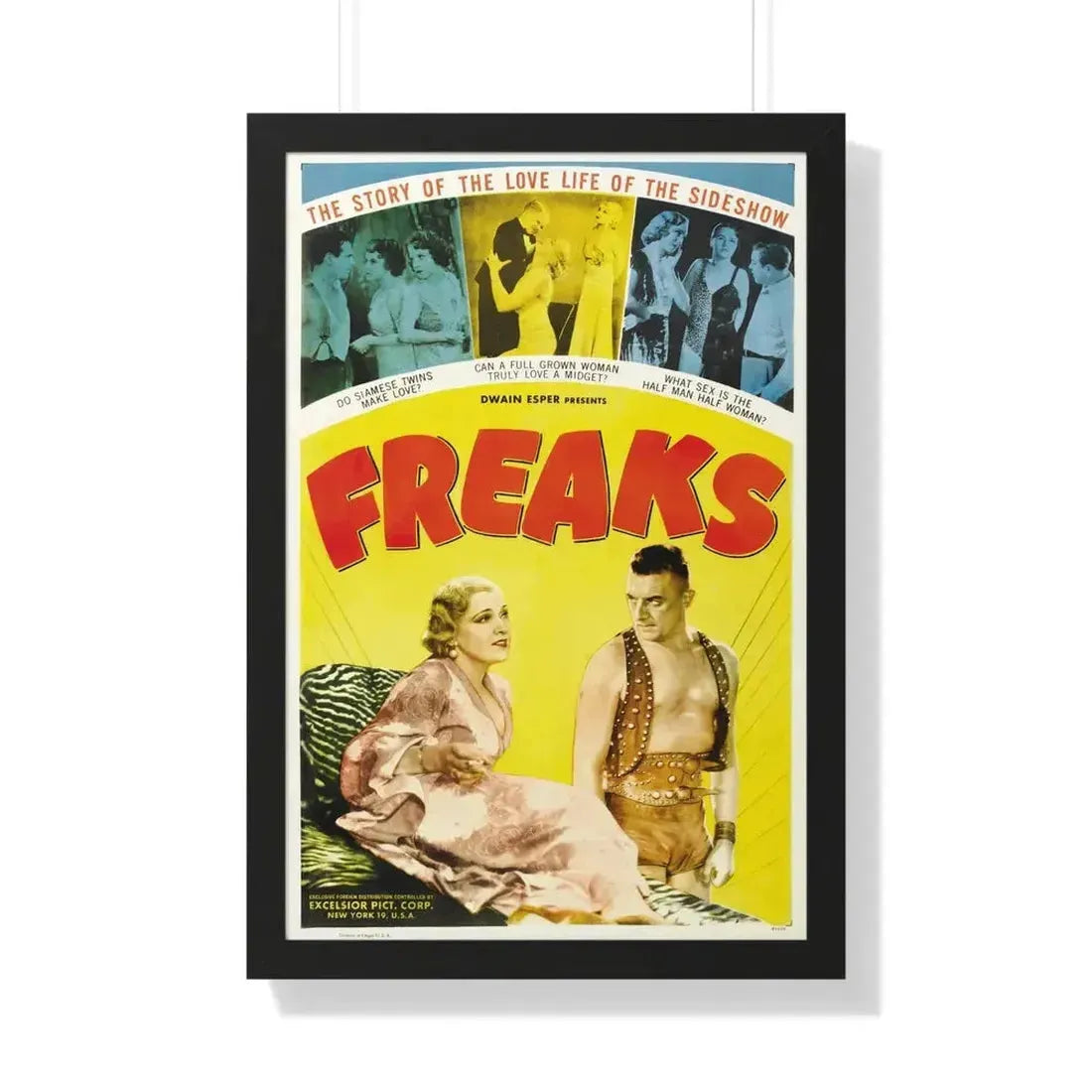 FREAKS (2) 1932 - Framed Movie Poster - The Sticker Space