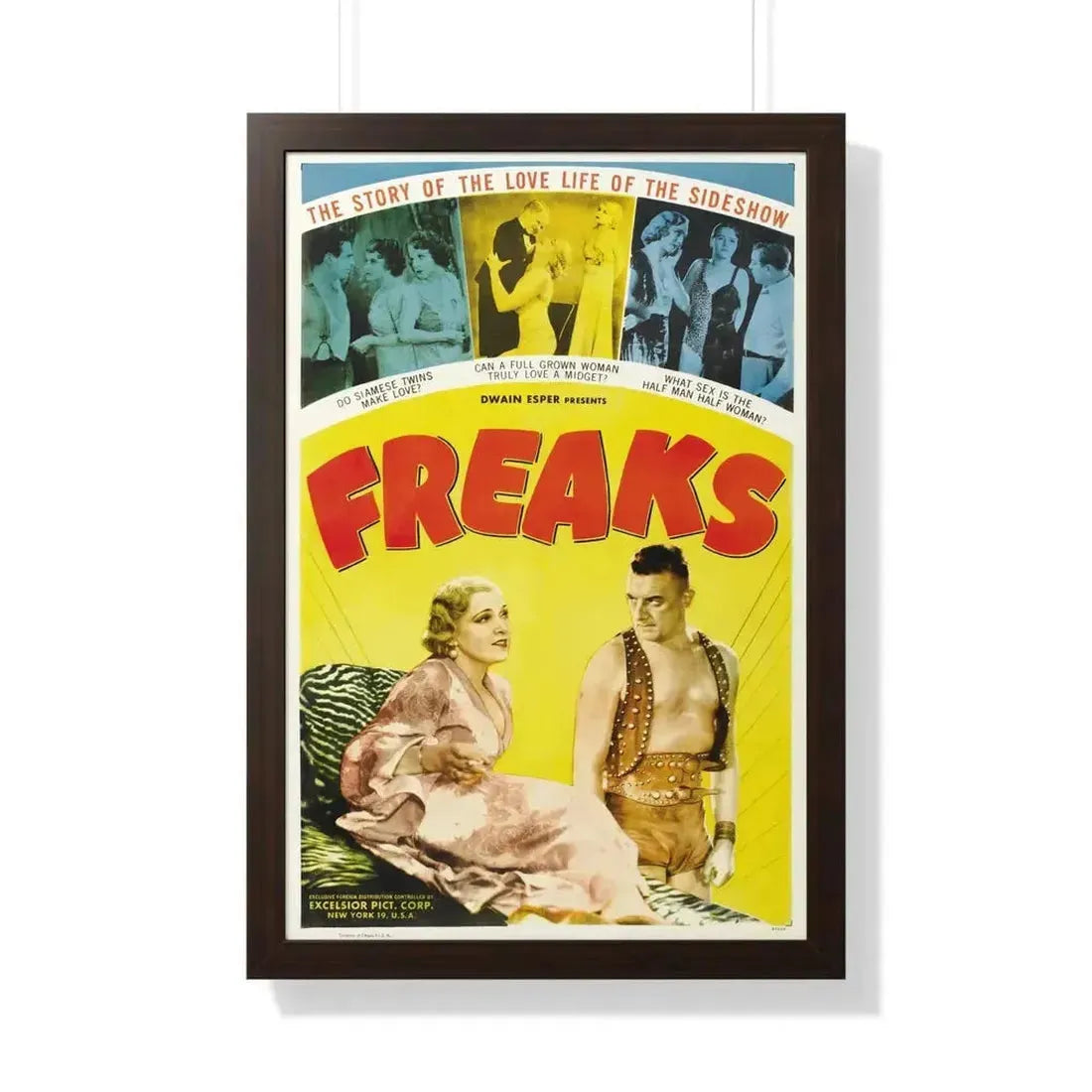 FREAKS (2) 1932 - Framed Movie Poster - The Sticker Space