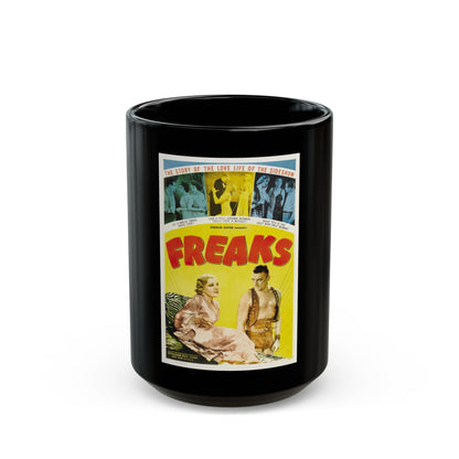 FREAKS (2) 1932 Movie Poster - Black Coffee Mug-15oz-The Sticker Space