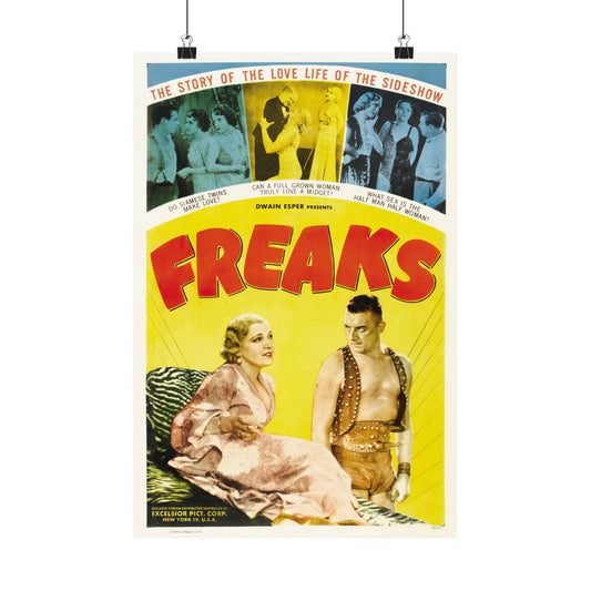 FREAKS (2) 1932 - Paper Movie Poster-12″ x 18″-The Sticker Space