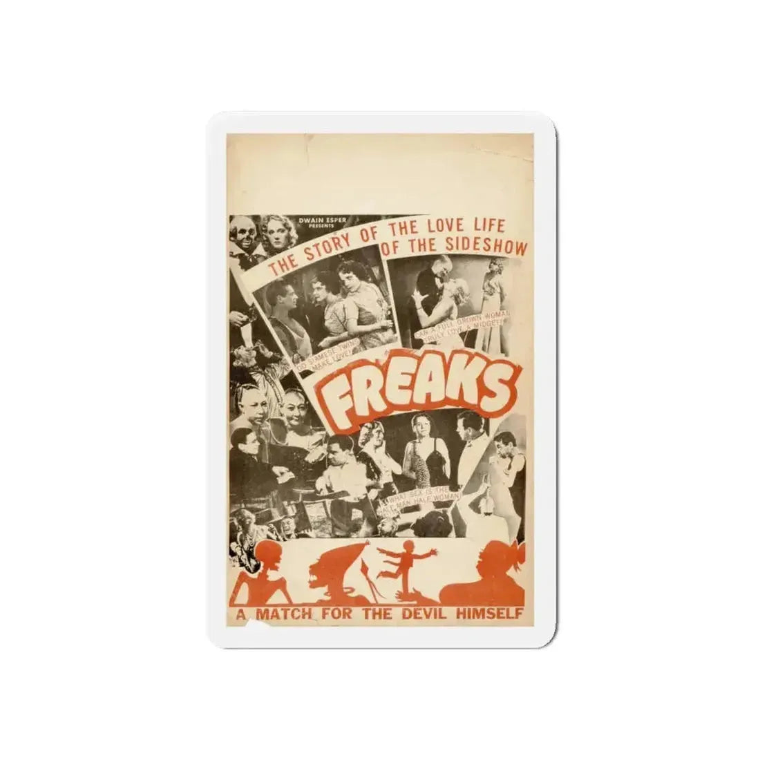 FREAKS (3) 1932 Movie Poster - Refrigerator Magnet - The Sticker Space