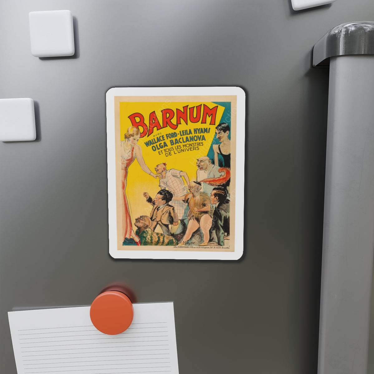 FREAKS (BARNUM) (BELGIAN) 1932 Movie Poster - Die-Cut Magnet-The Sticker Space