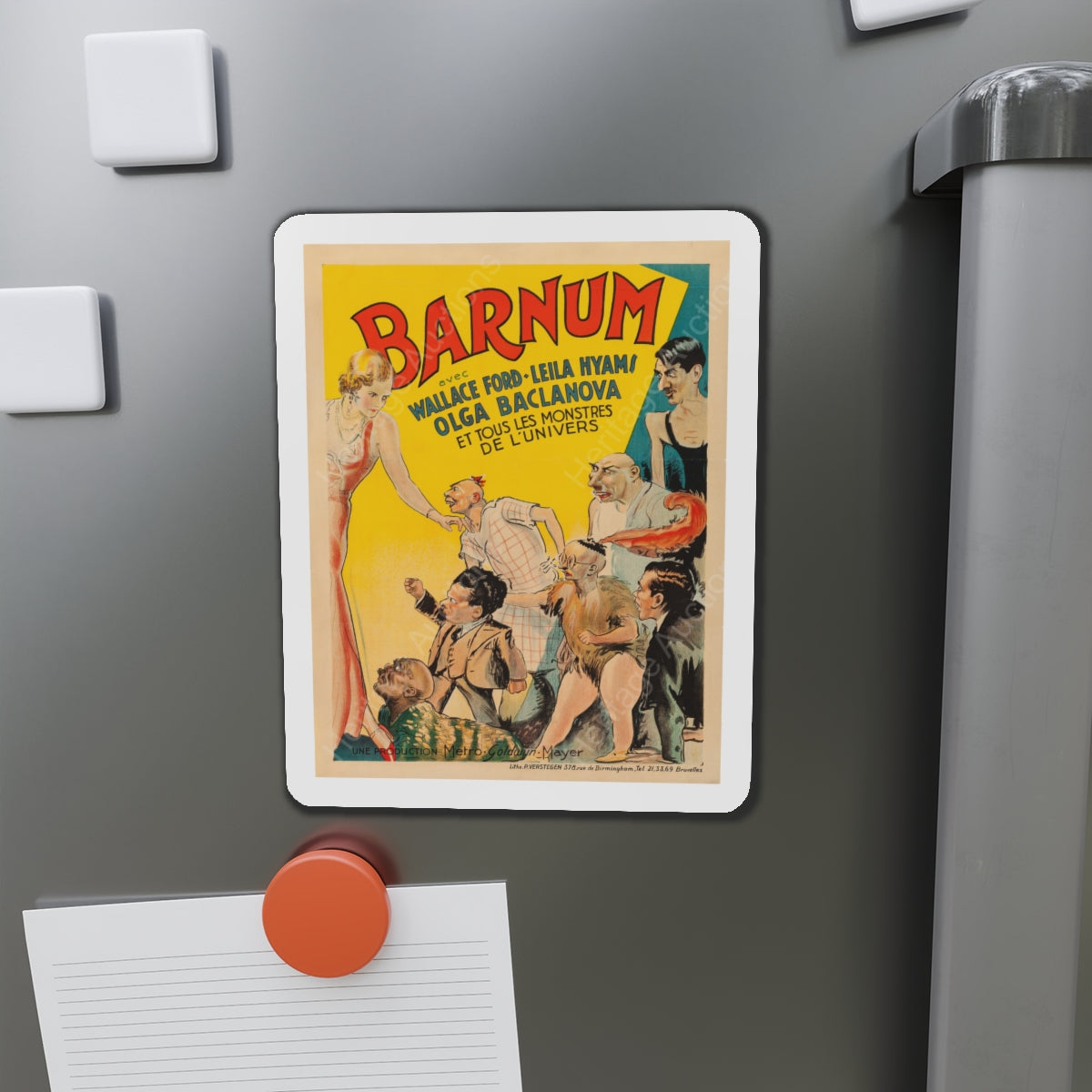 FREAKS (BARNUM) (BELGIAN) 1932 Movie Poster - Die-Cut Magnet-The Sticker Space