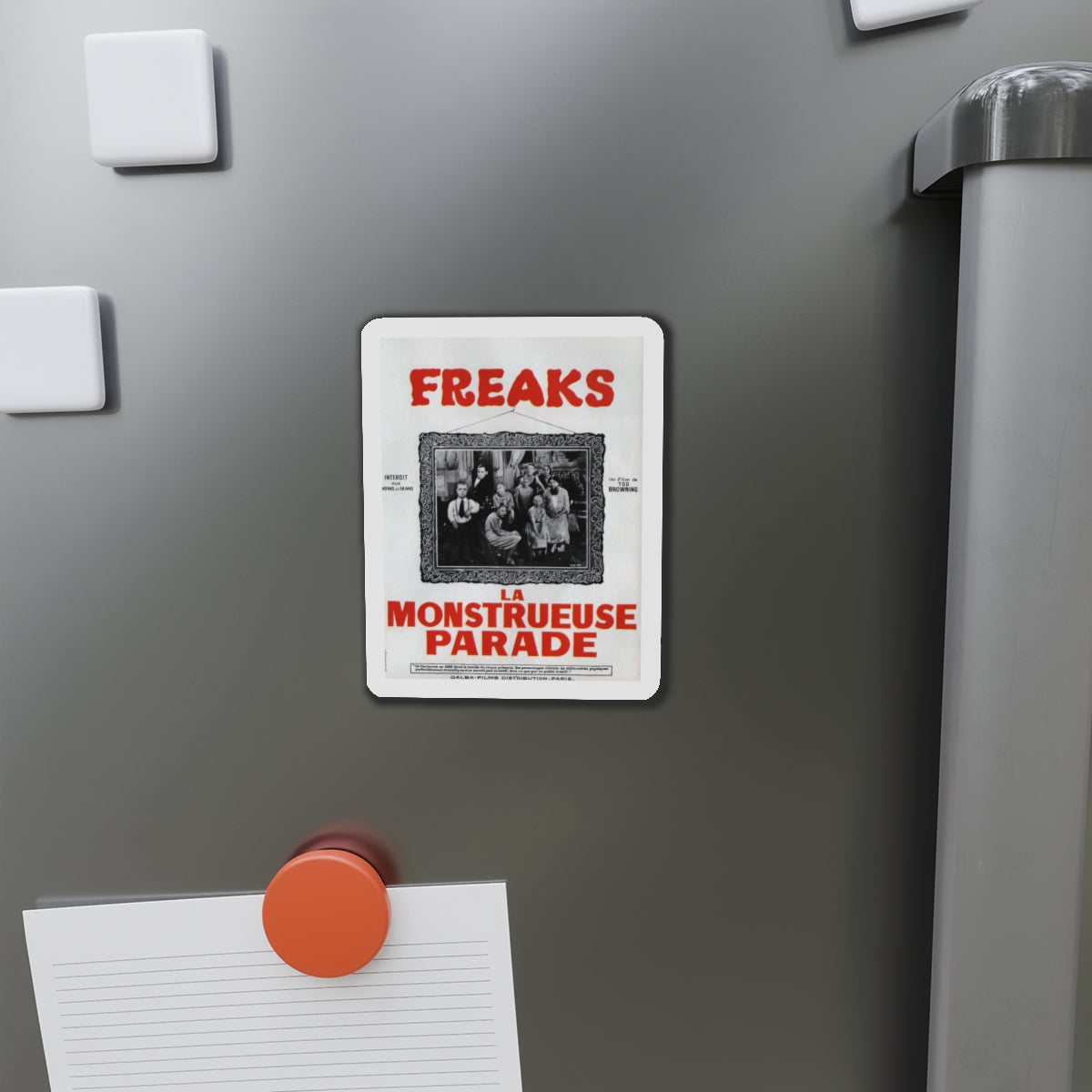 FREAKS (FRENCH) 1932 Movie Poster - Die-Cut Magnet-The Sticker Space