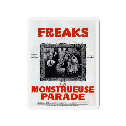 FREAKS (FRENCH) 1932 Movie Poster - Die-Cut Magnet-3" x 3"-The Sticker Space